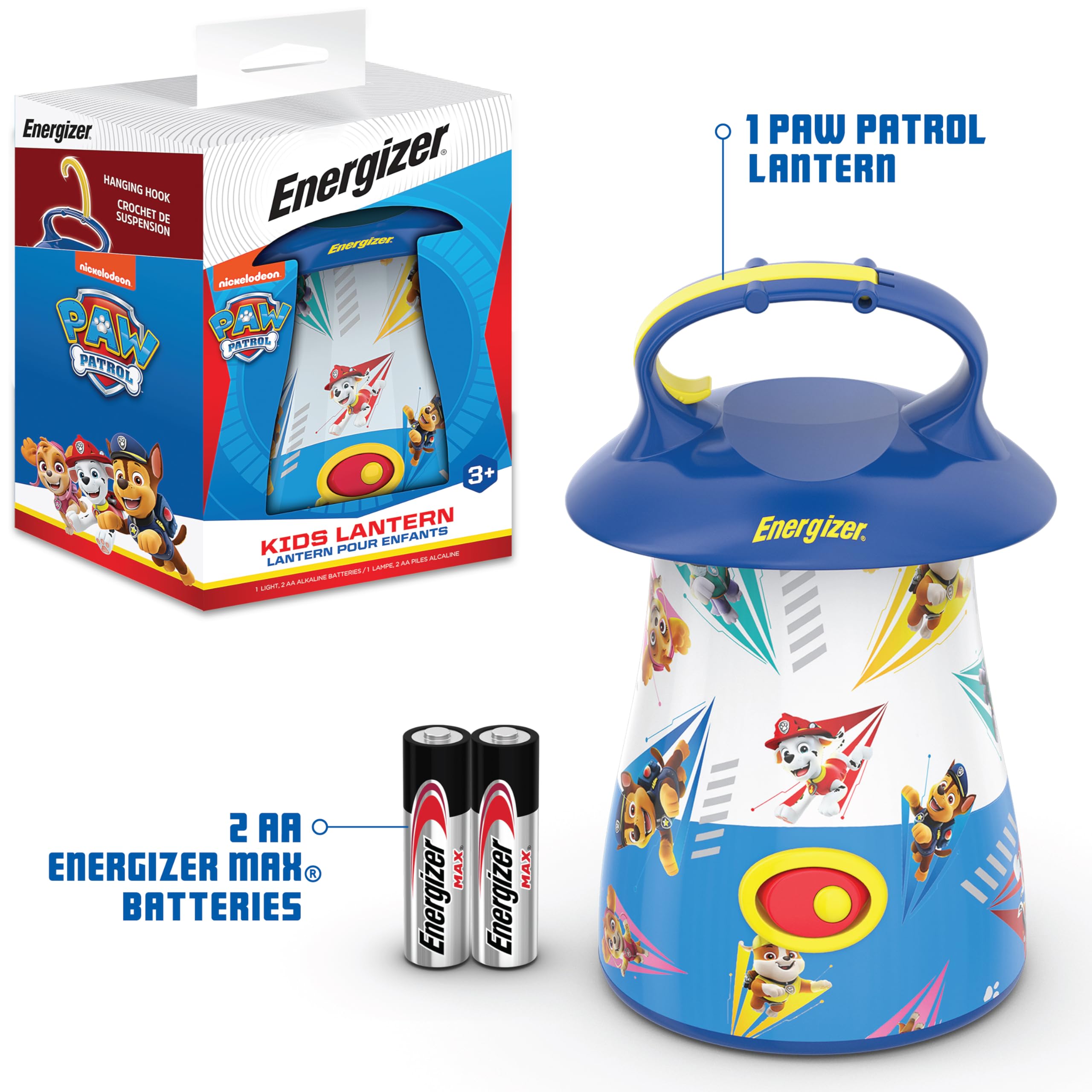 Energizer PAW Patrol Kids LED Lantern, Great Light for Kids, Batteries Included
