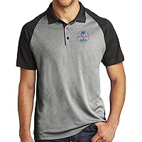 Ford Mustang Shelby Blue and Red Raglan Polo