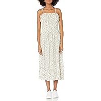 The Drop Women's Ivory Floral Print Smocked Midi Dress by @laurenkaysims