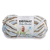 Bernat Baby Blanket Yarn, 3.5oz, Super Bulky 6 Gauge - Little Cosmos - Single Ball Machine Wash & Dry