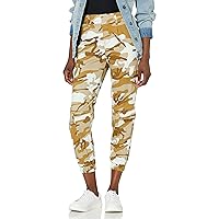 Juniors High Rise Cargo Pocket Jeans Joggers for Women Camo & Solids