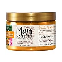 Maui Moisture Curl Quench + Coconut Oil Ultra-Hold Gel, for Curly Hair Styling, Vegan, No Drying Alcohols, Paraben Free, Silicone Free, 12 Ounce Maui Moisture Curl Quench + Coconut Oil Ultra-Hold Gel, for Curly Hair Styling, Vegan, No Drying Alcohols, Paraben Free, Silicone Free, 12 Ounce