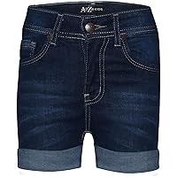 Kids Girls Shorts Bermuda Black Jeans Hot Pant Summer Denim Chino Short 5-13 Yr