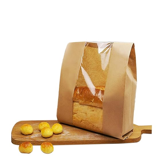 Now Plastics Micro-Perforated Polypropylene Crusty Bread Bag Clear, 8