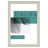 MCS Studio Gallery Frame, Gray Woodgrain, 12 x 18 in , Single