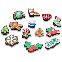 Crocs Jibbitz Shoe Charms, Christmas and Winter Holidays Collection Multi Pack