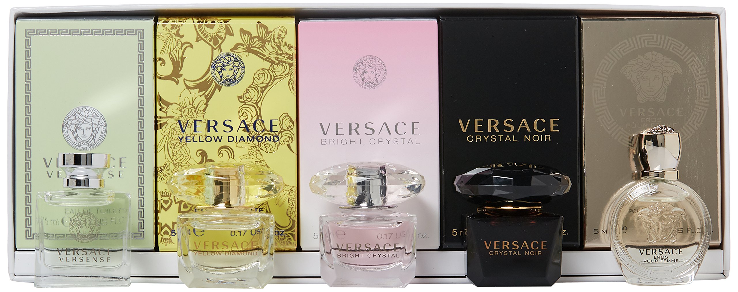 Versace Miniatures 5 Piece Mini Gift Set for Women