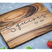 Walnut Personalized cutting board, Engraved cutting board, Custom cutting board, Wedding gift, Bridal shower gift