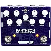 Wampler Pantheon Deluxe Dual Overdrive Pedal with MIDI, Blue
