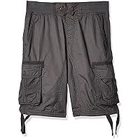 Twill Cargo Jogger Shorts in Solid and Camo Colors