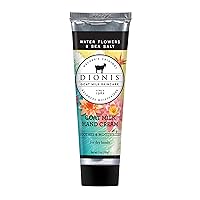 Dionis - Goat Milk Skincare Water Flowers and Sea Salt Scented Hand Cream (1 oz) - Made in the USA - Cruelty-free and Paraben-free