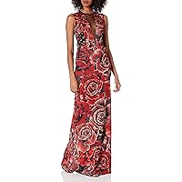 Just Cavalli Womens Macro Rose Print Dress