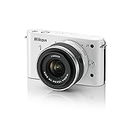 Nikon 1 J1 with 10-30mm VR Kit (White)