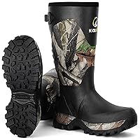 Hunting Boots Snake Bite Waterproof for Men, Durable Insulated Outdoor Rain Boots with Shock Absorption, 5mm Neoprene Rubber Anti-slip Snake Boots for Climbing Working Trekking Fishing ( Next Camo G2)