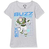 Disney Boys' Lightyear Buzz Xl-15 Star Command Short Sleeve Tee