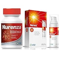 Complete Neuropathy Relief Bundle: Nurenza Supplement 40x Stronger R-ALA Formula and Nervex Neuropathy Cream with Capsaicin - Your Path to Nerve Rejuvenation