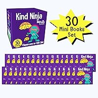 Kind Ninja Mini Books Classroom or Party Gift Set (30 Mini Books)