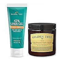 GILDEN TREE Max Strength 42% Urea Gel + Nourishing Foot Cream Bundle