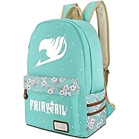 Anime Fairy Tail Luminous Canvas Backpack Polka Dots School Bag