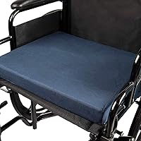DMI Navy Polyfoam wheel chair cushion 2'x16'x18'