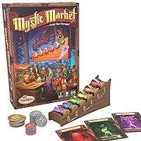 Think Fun Mystic Market Strategy Card Game for 2-4 Players Ages 10 and Up – an Exciting Fast Paced Game Perfect for Both Families and Gamers, Multi