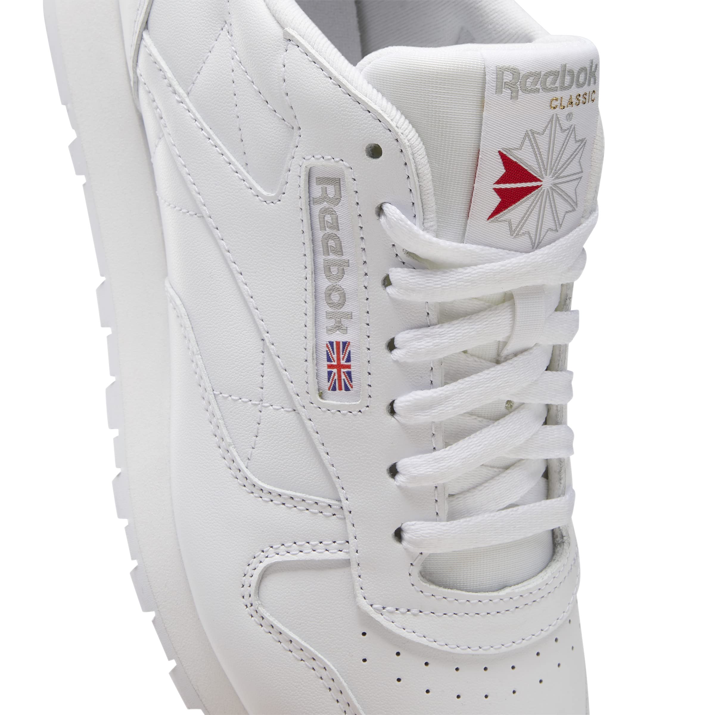Reebok Unisex Classic Leather Sneaker, FTWR White/FTWR White/Pure Grey 3, 8.5 US Men