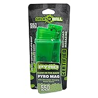 SplatRBall PYRO Magazine Glow-In-The-Dark 550 water ball rounds for blaster