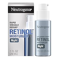 Rapid Wrinkle Repair Retinol Night Face Moisturizer, Daily Anti-Aging Face Cream with Retinol & Hyaluronic Acid to Fight Fine Lines & Wrinkles, 1 fl. oz