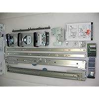 HP 339977-001 Rail kit - Includes slide rail and backet for left and right, inner slide, cable arm, bracket, exteded bracket, cover for rack rail, left and right, SCSI cable board, thumbscrews
