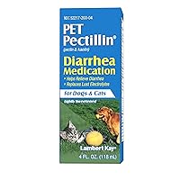 Pet-Ag Pet Pectillin Anti-Diarrheal - 4 oz - Helps Relieve Diarrhea or Loose Stool in Dogs and Cats - Replaces Lost Electrolytes - Easy to Administer