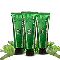 C.O. Bigelow Travel Shaving Cream for Men, Travel Sized Shave Cream, 1.7 Oz with Eucalyptus and Coconut Oil to Protect Against Razor Burn and Irritation, For All Skin Types, Pack of 3
