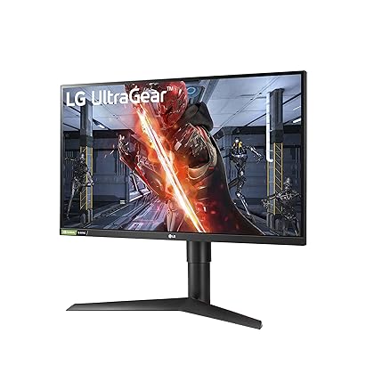 LG UltraGear QHD 27-Inch Gaming Monitor 27GL83A-B - IPS 1ms (GtG), with HDR 10 Compatibility, NVIDIA G-SYNC, and AMD FreeSync, 144Hz, Black