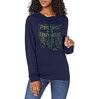 STAR WARS Protect Our Forests Women's Cowl Neck Long Sleeve Knit Top