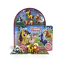 Phidal - Playtime Ponies Mini Busy Books for Kids, Children to Play - Includes 4 Figurines with Foldable Play Board and Storybook, Portable and Travel Ready Phidal - Playtime Ponies Mini Busy Books for Kids, Children to Play - Includes 4 Figurines with Foldable Play Board and Storybook, Portable and Travel Ready Board book