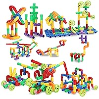 KAKATIMES STEM Building Blocks Toy for Kids, Educational Toddlers Toddler Toy Kit, Constructions Toys for 3 4 5 6 7 8 Years Age Boys and Girls - Creativity Kids Toys