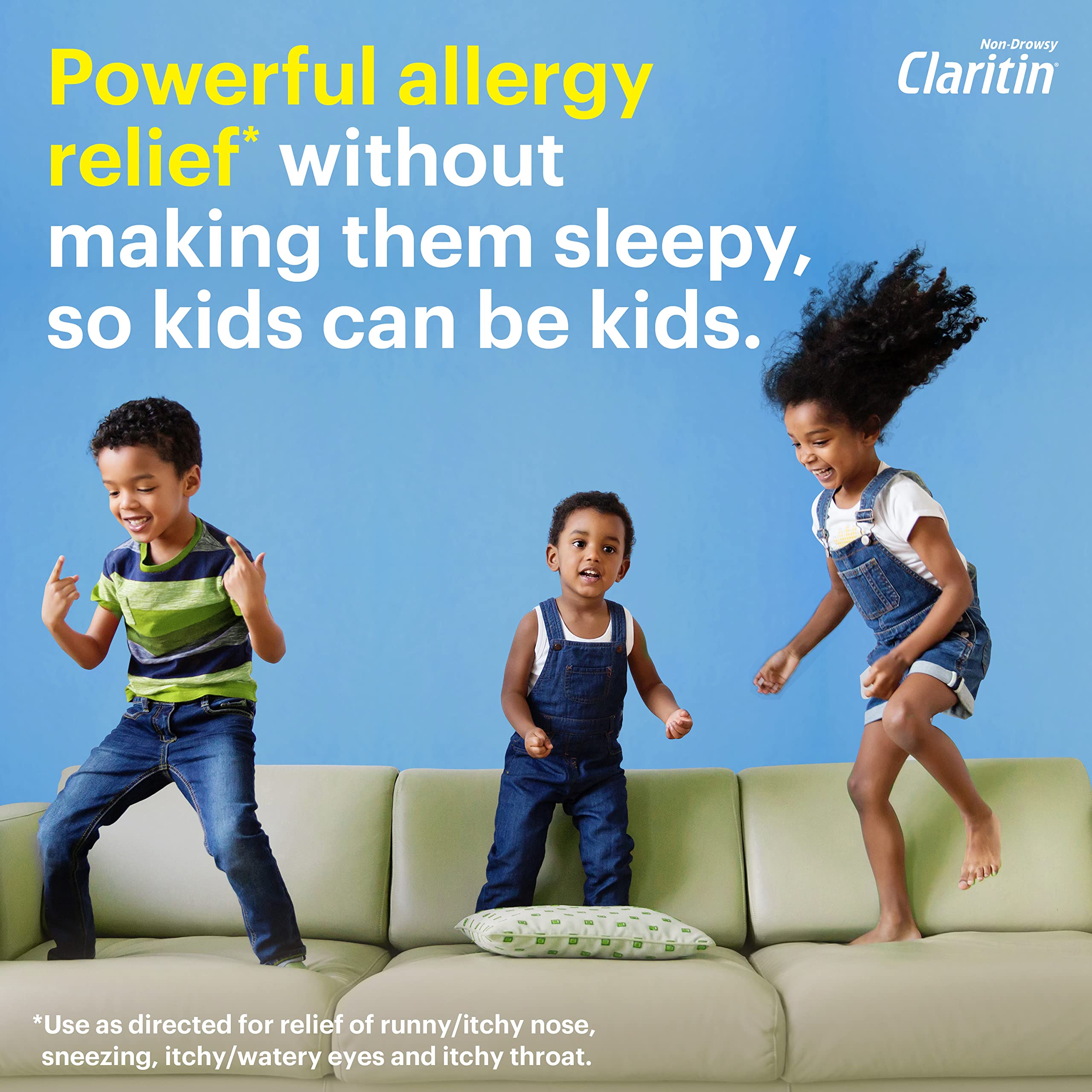 Children's Claritin Chewables 24 HR Children Allergy Medicine, Grape, 60 Count