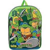 Ruz Kid's Licensed 15 Inch School Bag Backpack (Ninja Turtles)