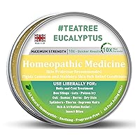 3Pack Draw Salve Tea Tree Manuka Honey Cream Boil Ease, Cyst Removal Ointment, Splinter Removal For Ingrown Hair, Chigger, Carbuncle, Pilonidal, Bug, Mosquito, Spider Bites, Bee Sting, Relieve Itching