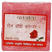 PATANJALI Rose Body Cleanser, 125 G Red