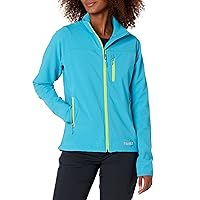 MARMOT Women's Tempo Jacket | Women's Soft Shell Jacket for Mild Summer and Fall Weather Hiking and Backpacking, Blue Sea, Small