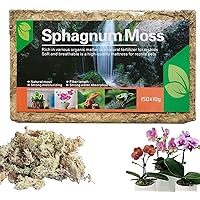 Riare 5.3 OZ Premium Sphagnum Moss for Reptiles- Natural Reptile Moss  Forest