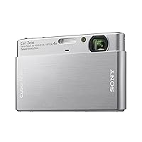 Sony Cybershot DSC-T77 10.1MP Digital Camera with 4x Optical Zoom with Super Steady Shot Image Stabilization (Silver)