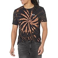 Lucky Brand Mens Tie Dye Fender Graphic Tee