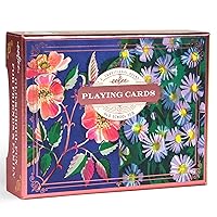Roses & Asters Playing Cards - Includes 2 - 52 Card Decks, Traditional Decks with Beautiful Artwork & Gilded Edges