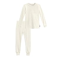 City Threads Girls Thermal Underwear Set Long John, Soft Breathable Cotton Base Layer - Made in USA