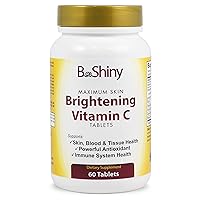 Vitamin C Complex 1000 mg Tablets for Skin Lightening Brightening Antioxidant with Rose Hips and Bioflavinoids Immune Support Supplement Healthy Aging Builds Energy and Overall Well Being