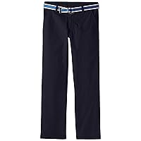 French Toast Boys' Straight Leg Belted Pant