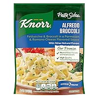 Knorr Pasta Sides Alfredo Broccoli Fettuccine For Delicious Quick Pasta Side Dishes No Artificial Flavors, No Preservatives, No Added MSG 4.5 oz