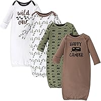 Luvable Friends Baby Girls' Cotton Gowns