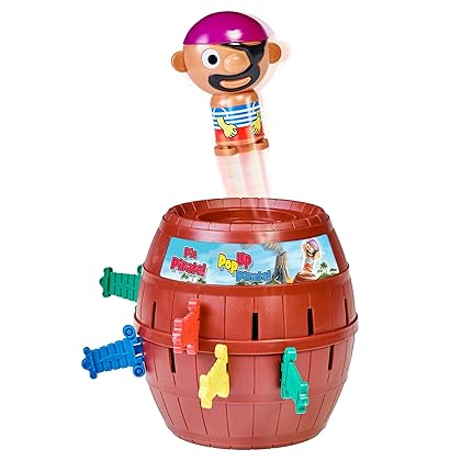 TOMY Pop Up Pirate Board Game - Swashbuckling Kids Games for Family Game Night - Kids Activities and Pirate Accessories - Family Board Games for Kids Ages 4 and Up